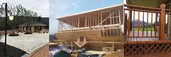 溫州林裏項目阿爾勒展示區-木屋