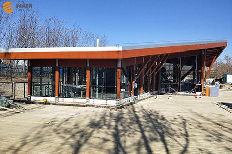 北京中關村現代膠合木休閑會所工程