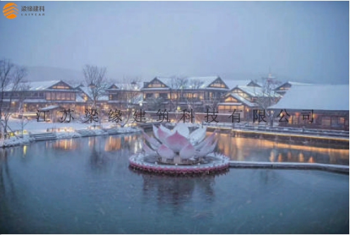 無錫拈花灣木結構外飾面工程